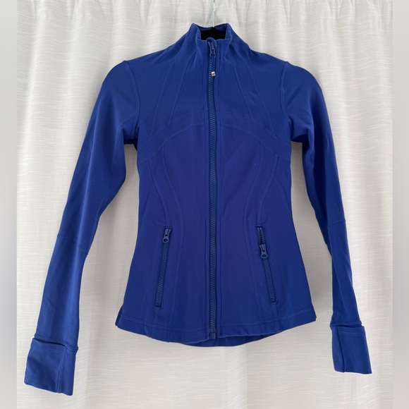 Lululemon Define Jacket Nulu Cerulean Blue Full Zip | Size 2 - Picture 9 of 17